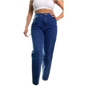 Vintage Gitano High Waisted Blue Jeans Relax Fit 100% Cotton